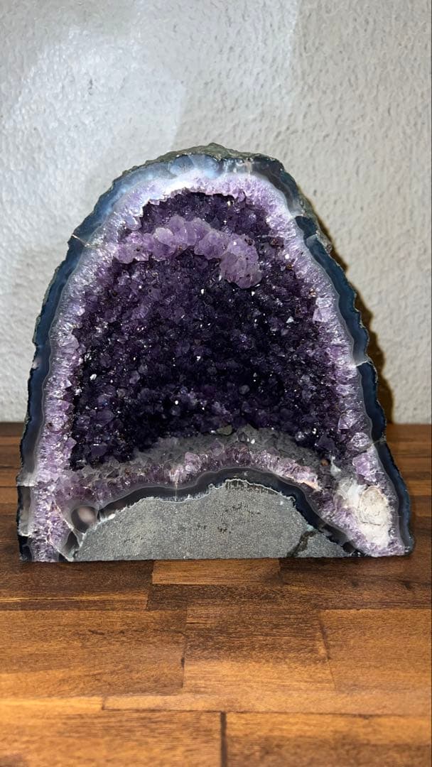 アメジストドーム　美結晶 アメジストドーム 背面セメント加工無し｜原産地より直輸入｜紫水晶