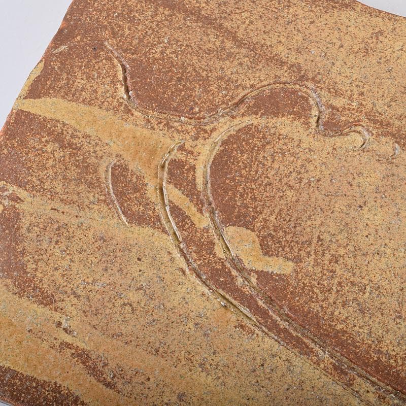 和食器 番浦史郎 釘彫文鉢 四方鉢 板皿 長方皿 五客 共箱 M R8876B