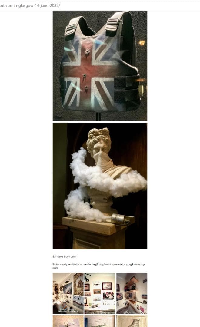 バンクシー 「FLUFF OBTAINED AT CutAndRun」 COA付 - メルカリ