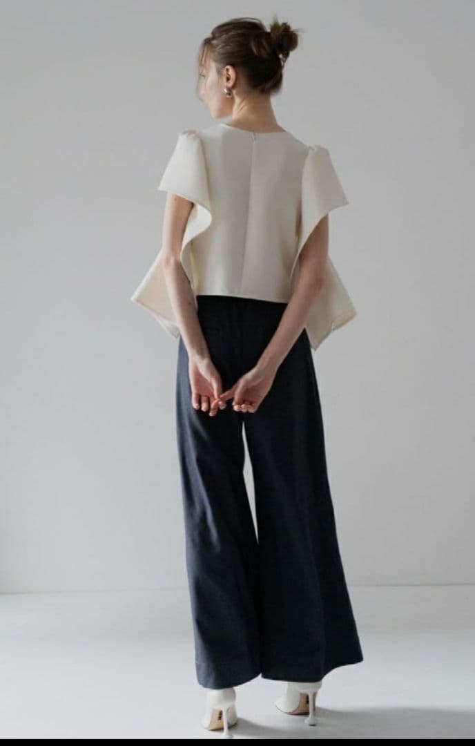 美品】maison de Dolce. セゾンワイドパンツ デニムMサイズ - メルカリ