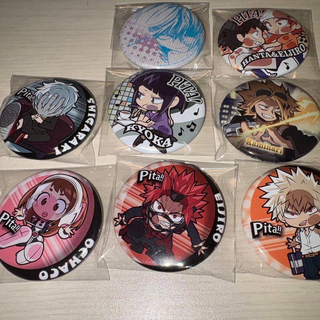 ヒロアカ缶バッジ轟爆豪上鳴瀬呂霧島麗日耳郎死柄木 - メルカリ