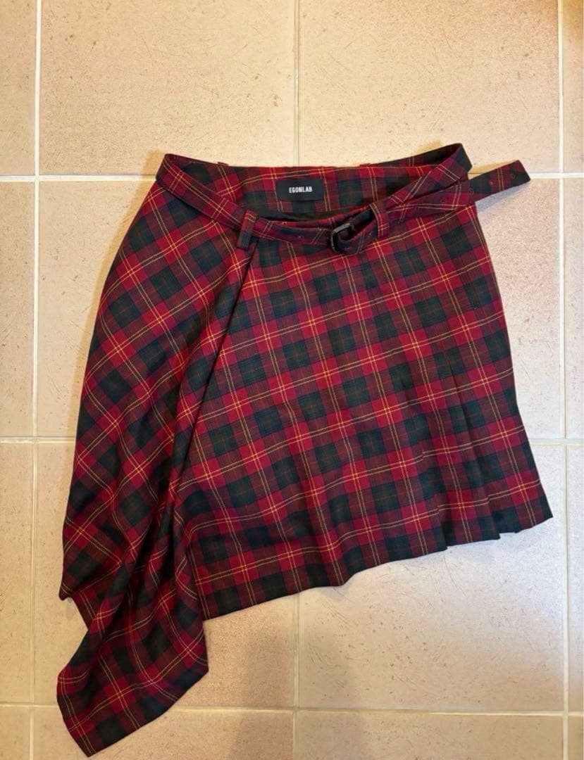 希少】 egonlab pleated skirt 23aw エゴンラボ