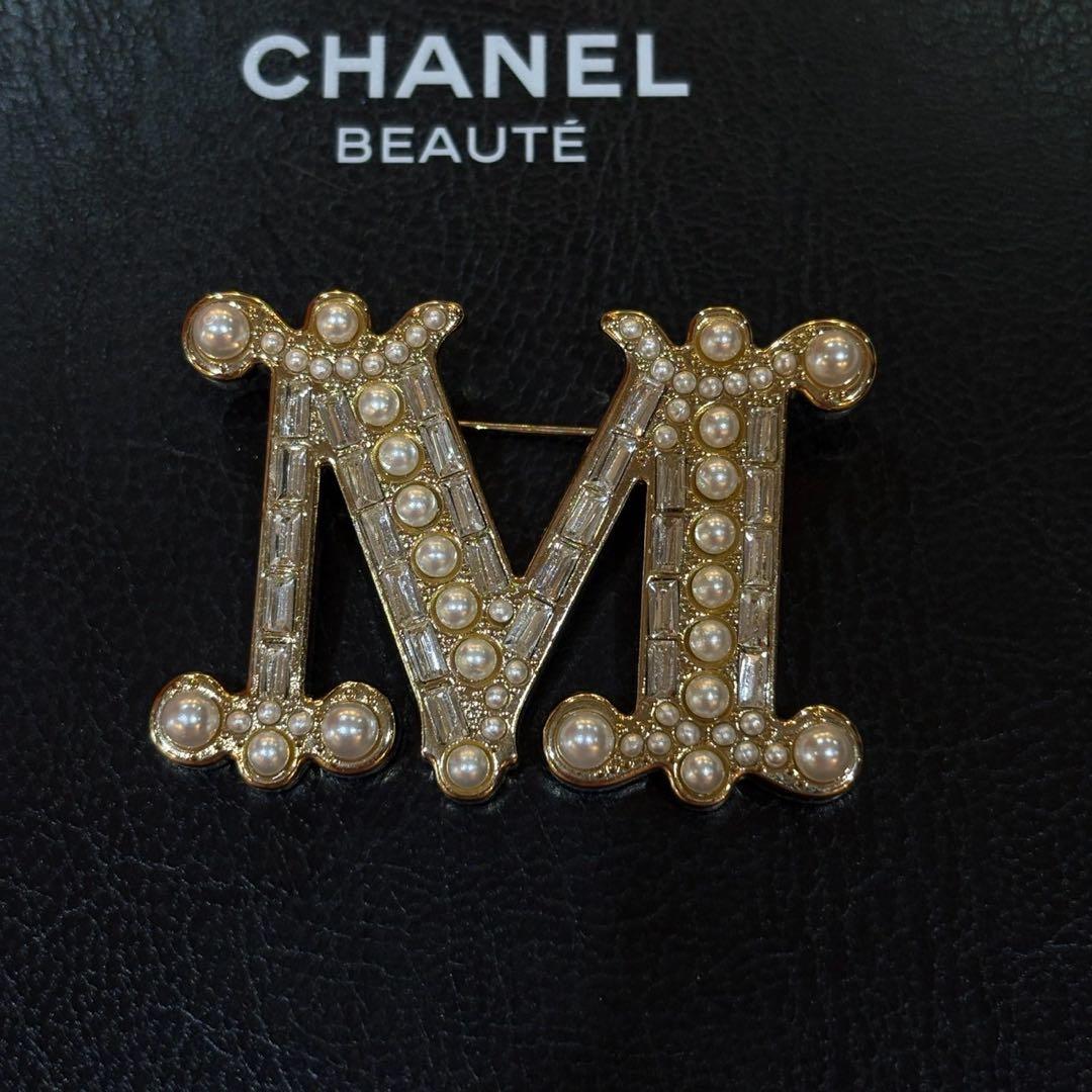 美品◆MAXMARA◆マックスマーラ \"M\" モノグラムクリスタルブロー