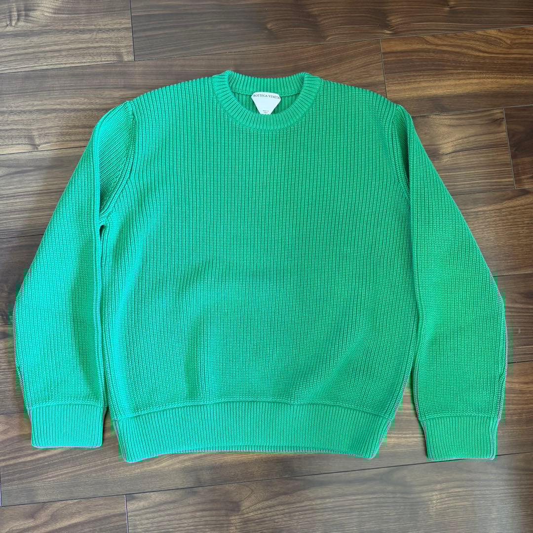 BOTTEGA ヘビーウェイトセーター 686556 V1MLO Lサイズ BOTTEGA VENETA（ボッテガ・ヴェネタ） クルーネック ニット セーター