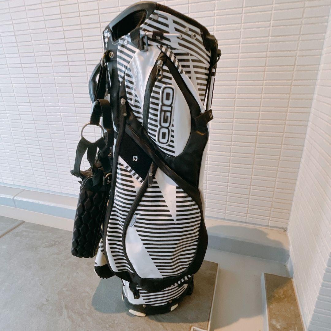 N JET OZAKI 尾崎建夫プロ 支給モデルキャディバッグゴルフクラブケース