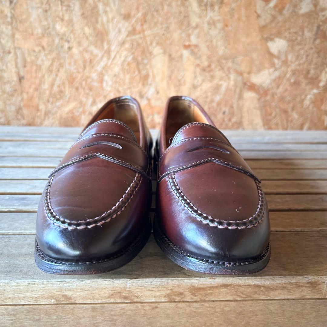 名作 Alden 14501 コードバン ローファー 7.5D 袋付き