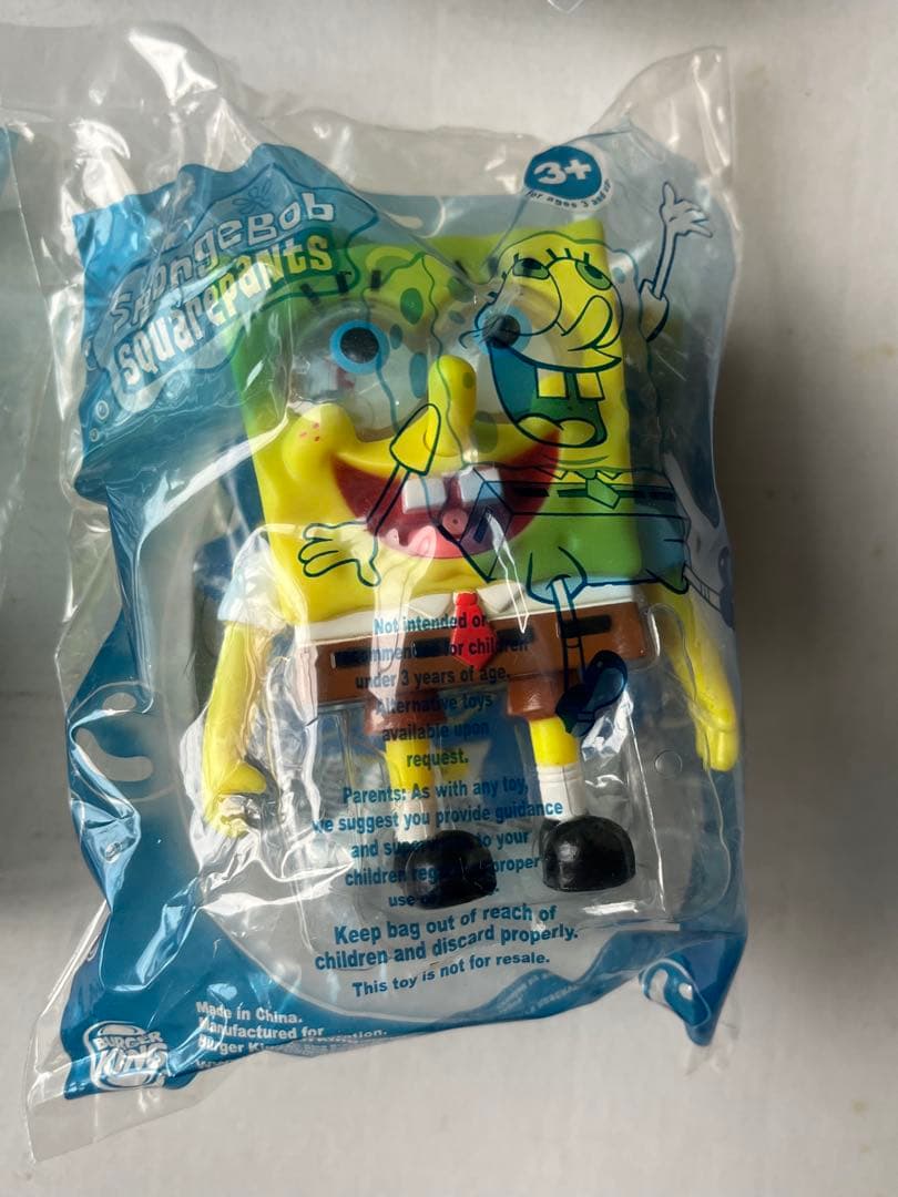バーガーキング 米国 ミールトイ2002年 スポンジ・ボブ 全8個セット