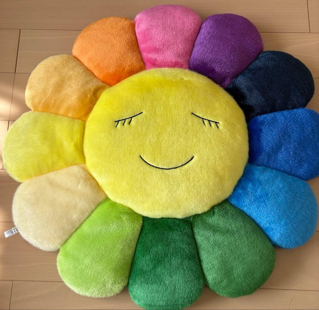 村上隆 カイカイキキ お花クッション(60cm) - メルカリ