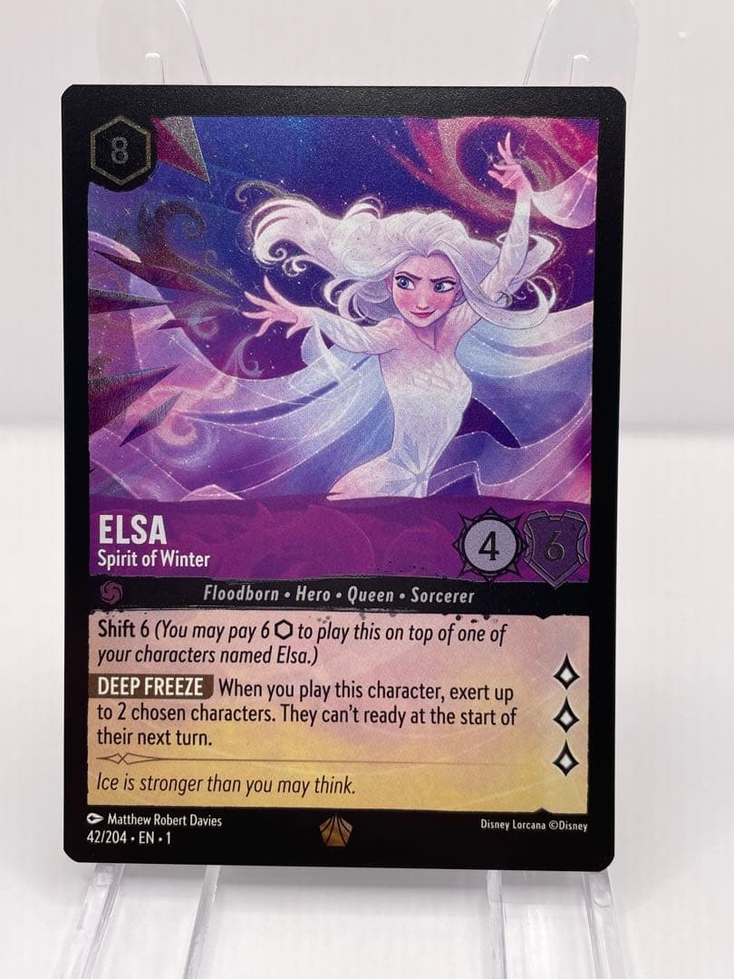 公式品 エルサ レジェンドレア foil ロルカナ ディズニー - メルカリ