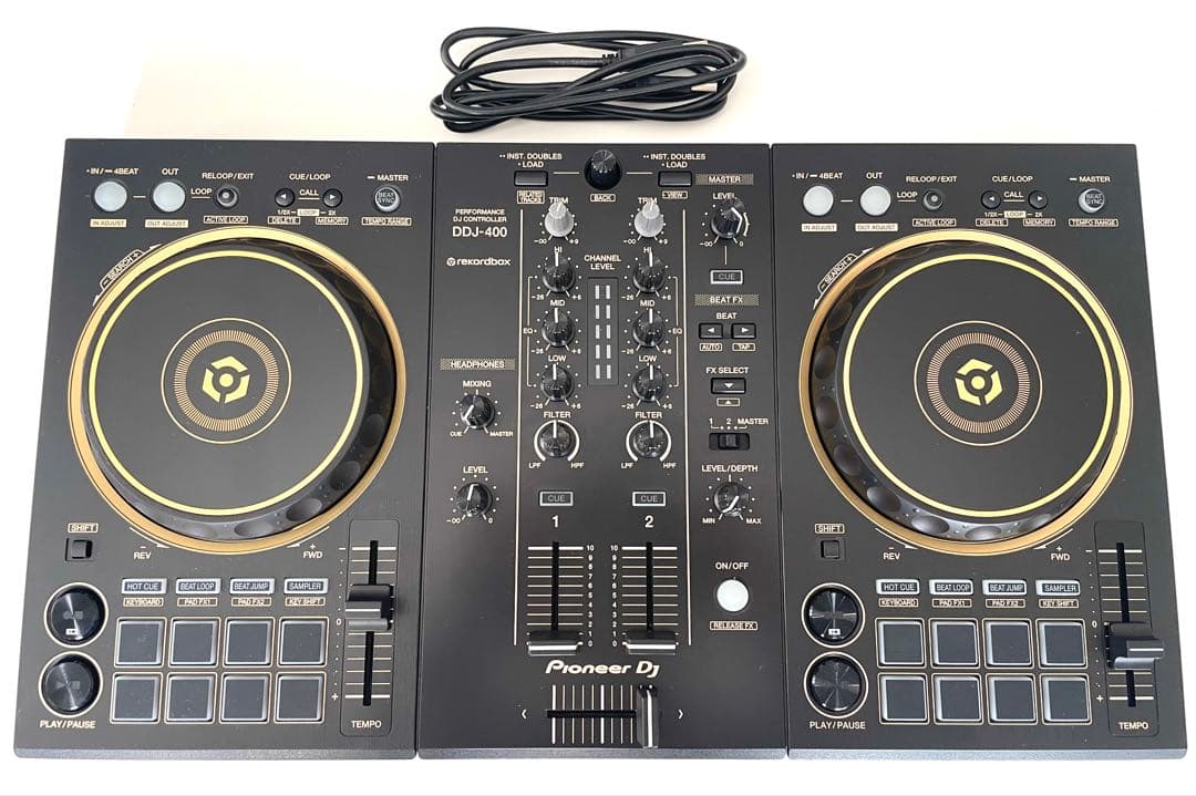 Pioneer DDJ-400 限定カラー(ゴールド) 動作確認済み - メルカリ
