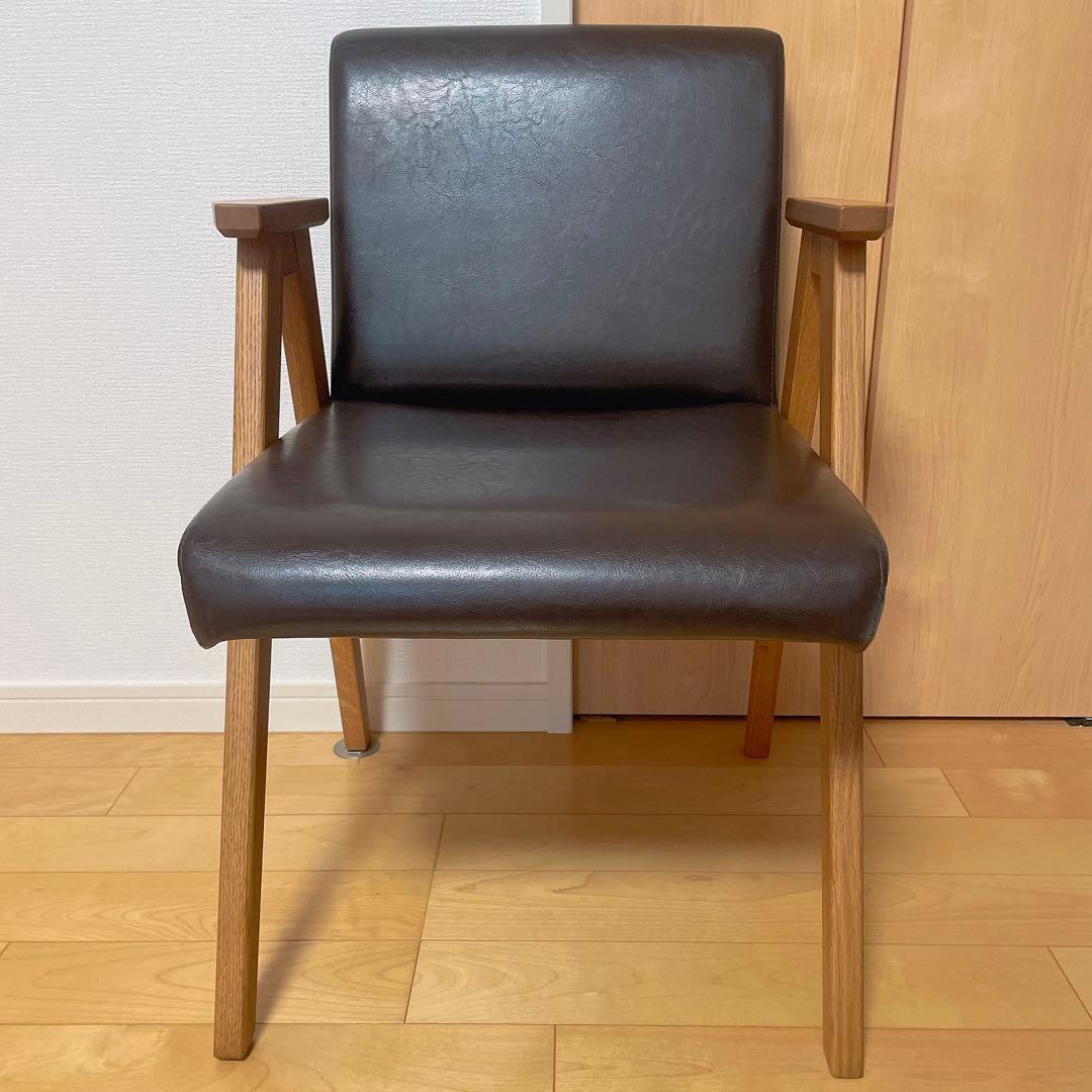 美品】 unico ウニコ DALE デール アームチェア - メルカリ