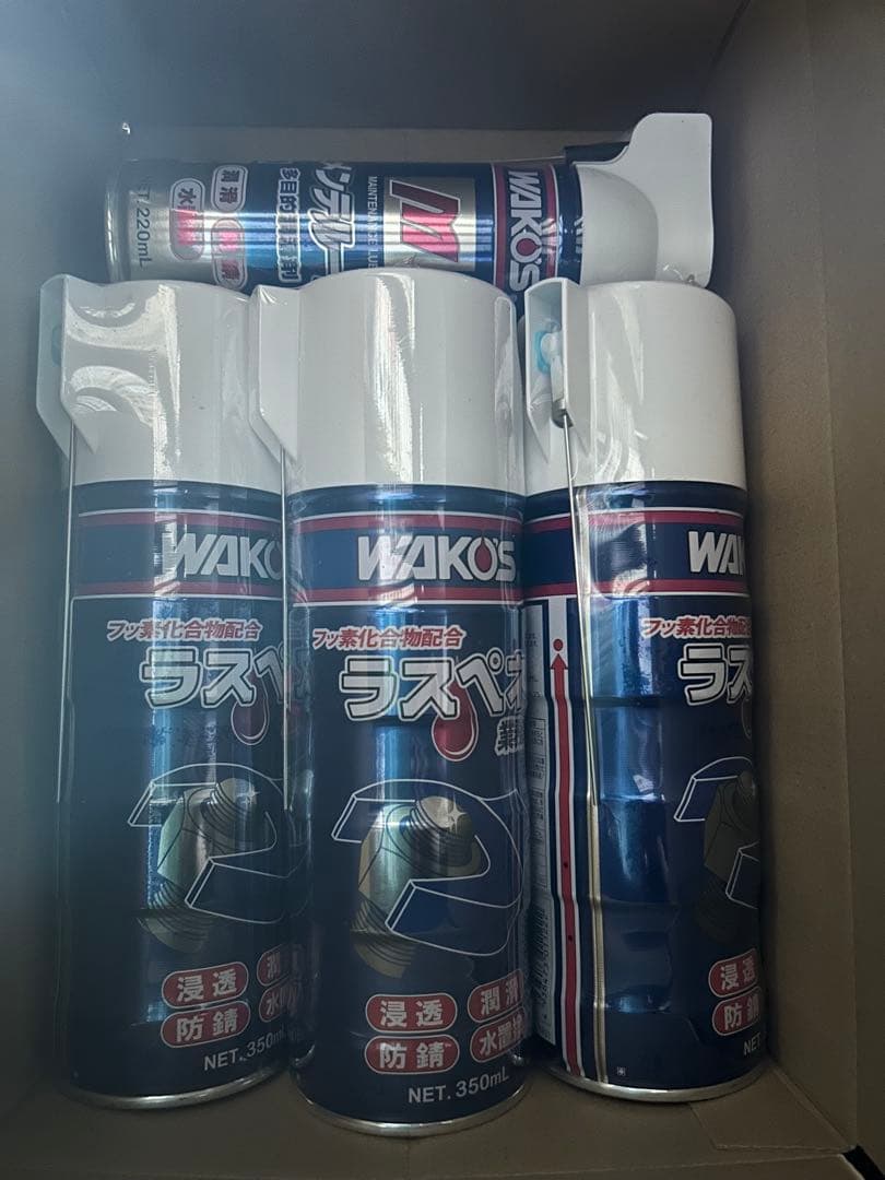 WAKO'S ラスペネ350ml メンテループ220ml スプレー缶4本セット - メルカリ