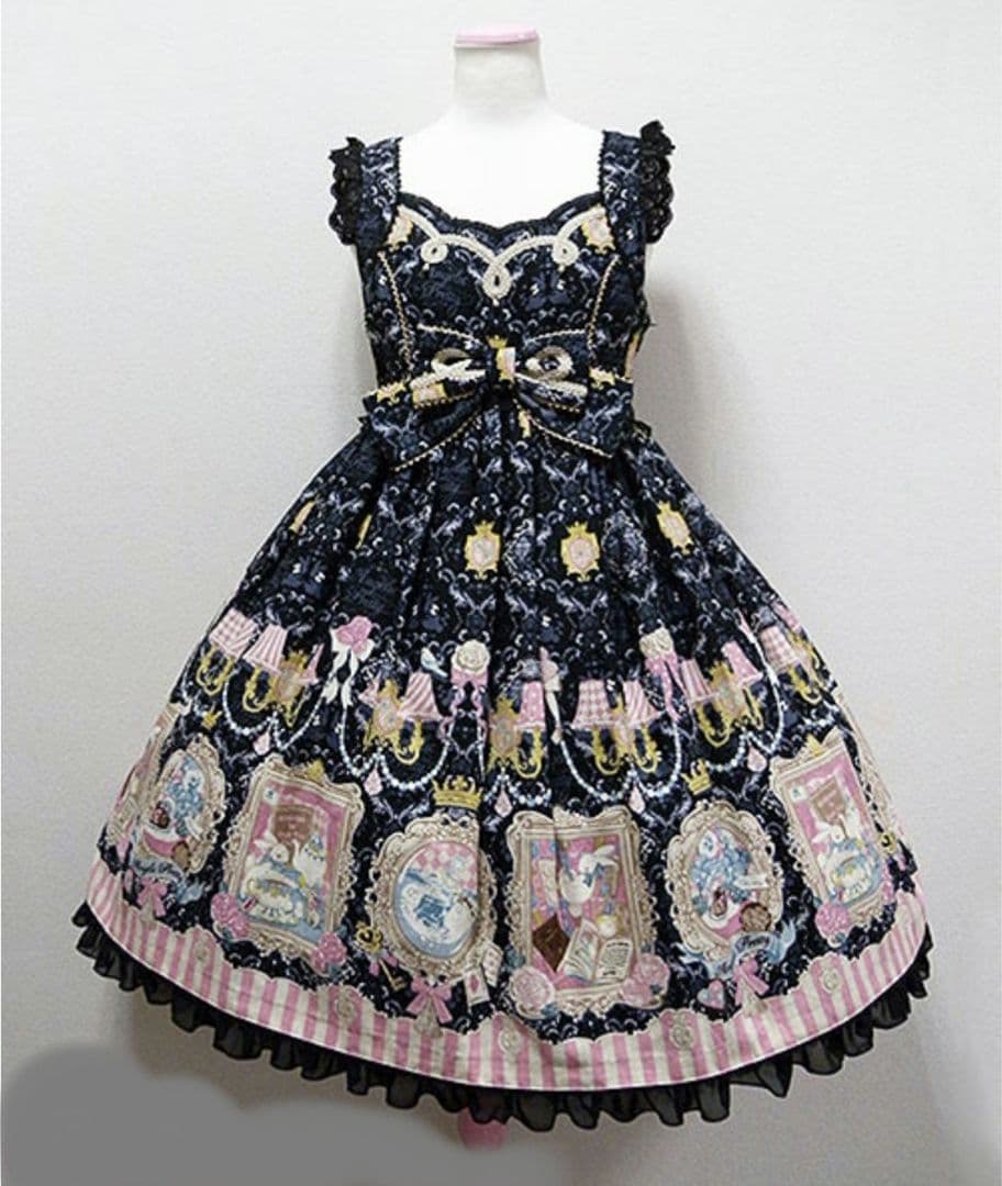 Angelic Pretty Wonder Gallery JSK　黒 Wonder Gallery JSK by Angelic Pretty