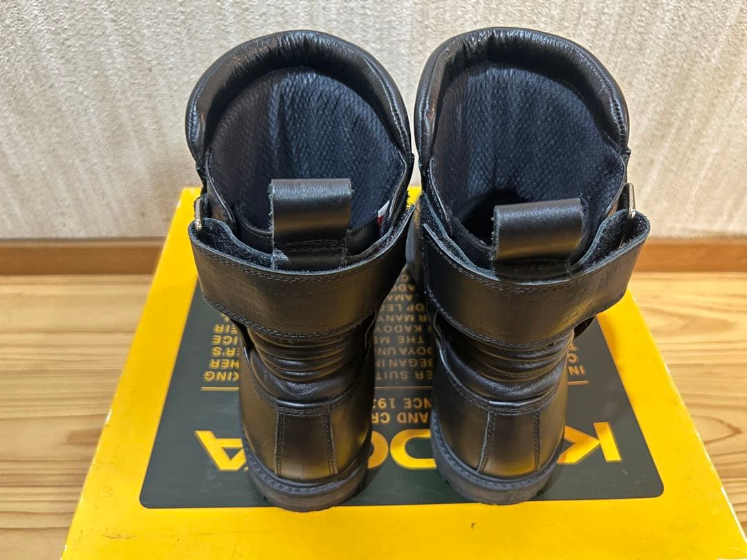 KADOYA BLACK ANKLE 24.5cm ブラック