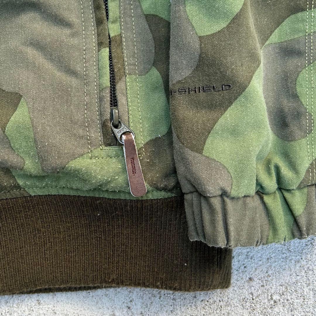 00s Columbia】camo zip parker jacket