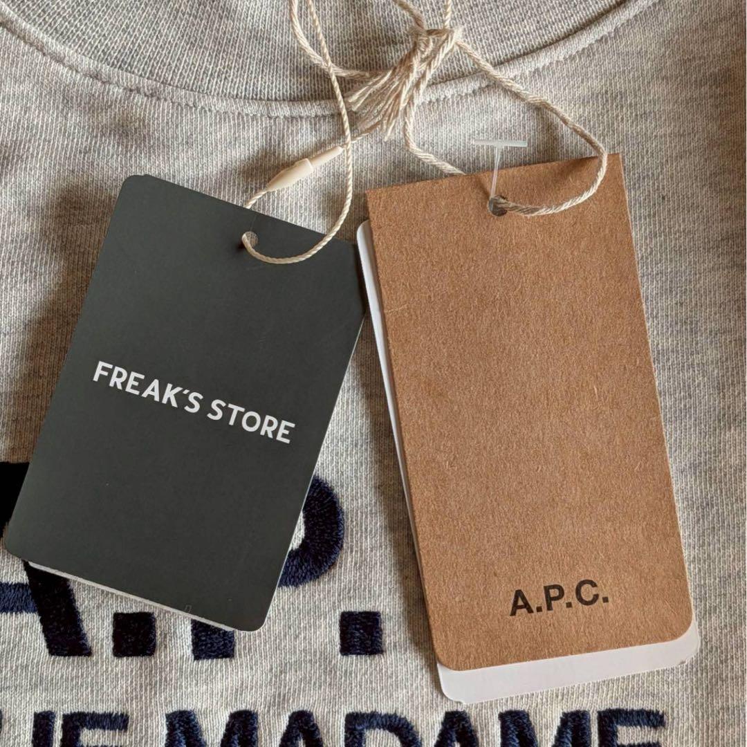 新品 定価28,600円 Tina スウェット ロゴ 刺繍 フリークスストア