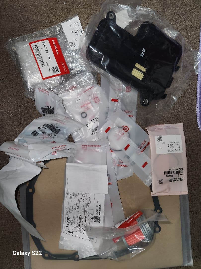 ホンダCVT ガスケットセット 新品N-one用 ホンダ(純正) CVTストレーナとオイルパンガスケット のパーツレビュー