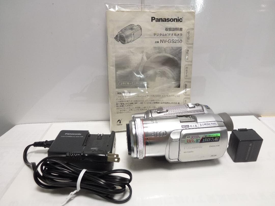 大人気　動作品　Mini DV　パナソニックビデオカメラ　NV-GS250 概要 液晶デジタルビデオカメラ NV-GS250 | デジタルビデオカメラ