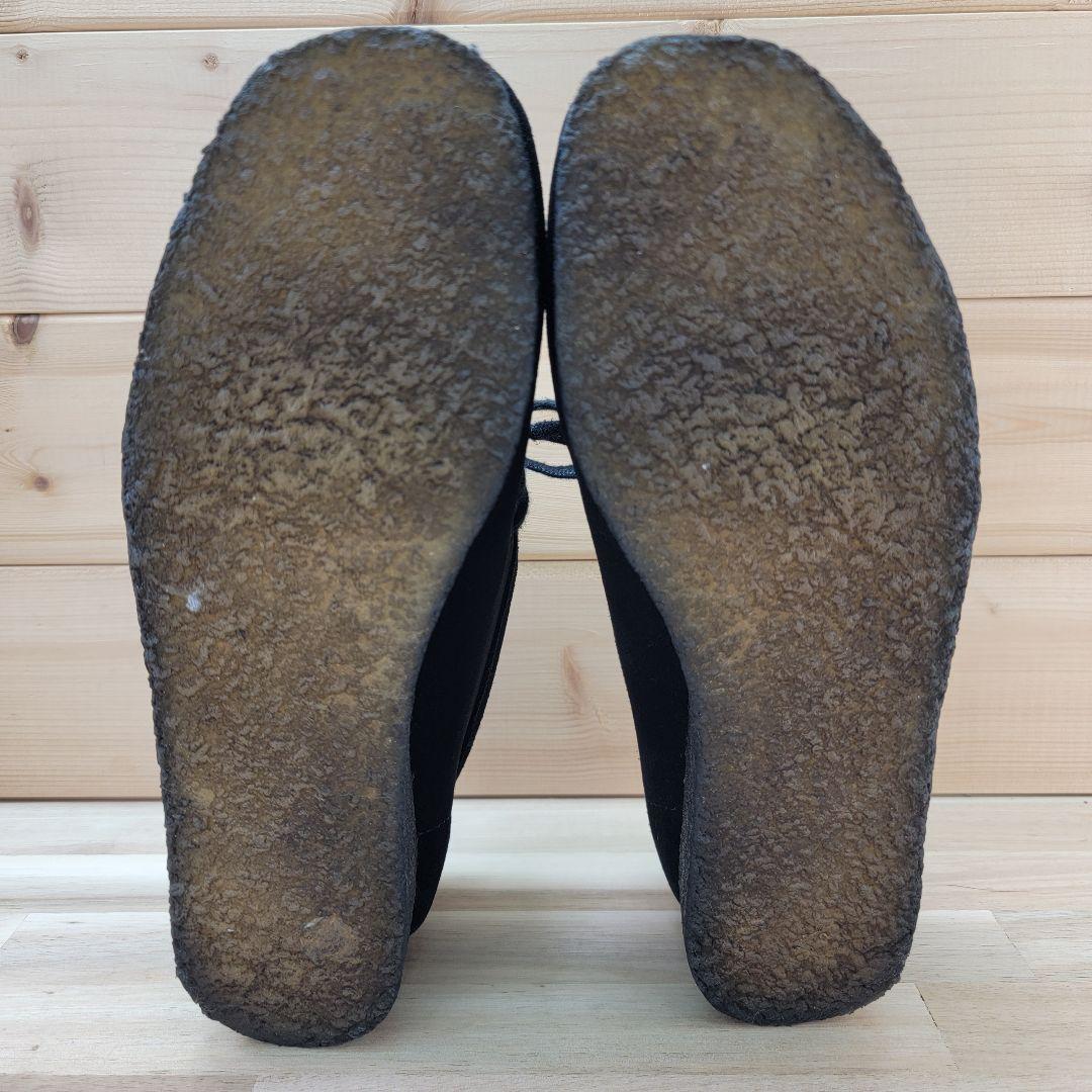 クラークス ワラビー ロー カット ブラック スエード UK3.5 22.5cm