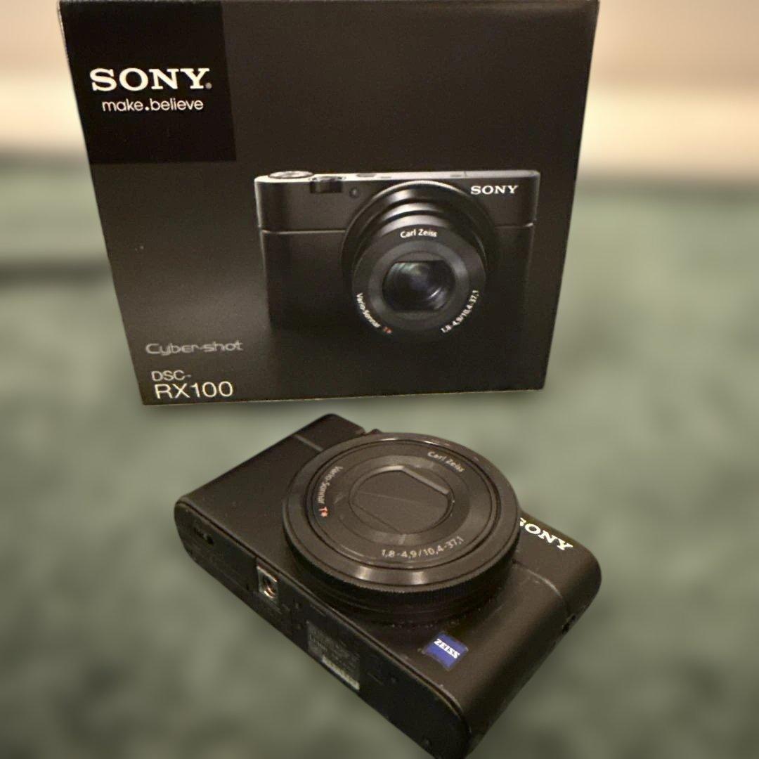 ソニーSONY DSC-RX100 初代コンデジ 箱/バッテリー/ストラップ付