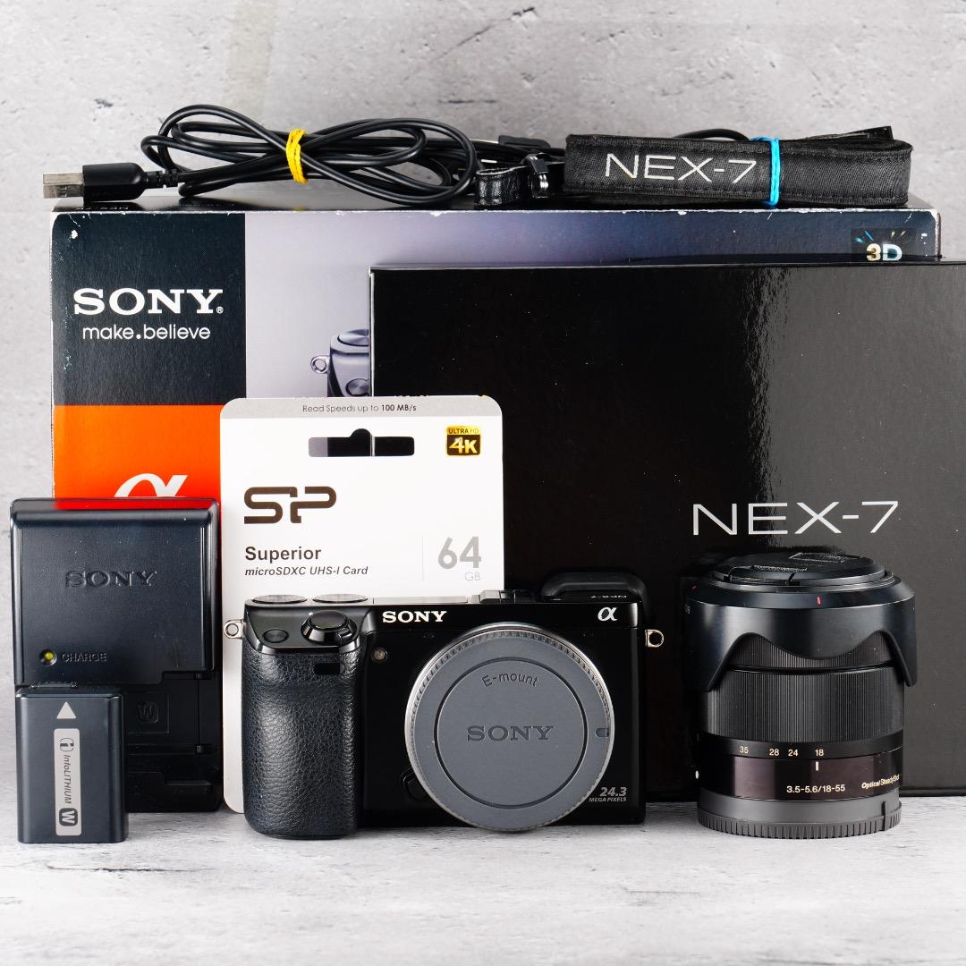 Sony NEX-7 ズームレンズキット APS-C 高画質 ミラーレス - デジタル
