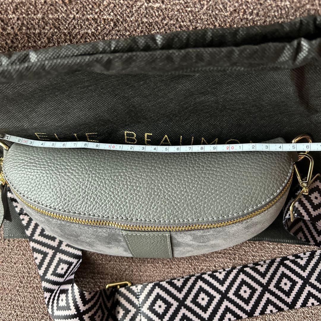 ELIE BEAUMONT ボディバッグ グレー
