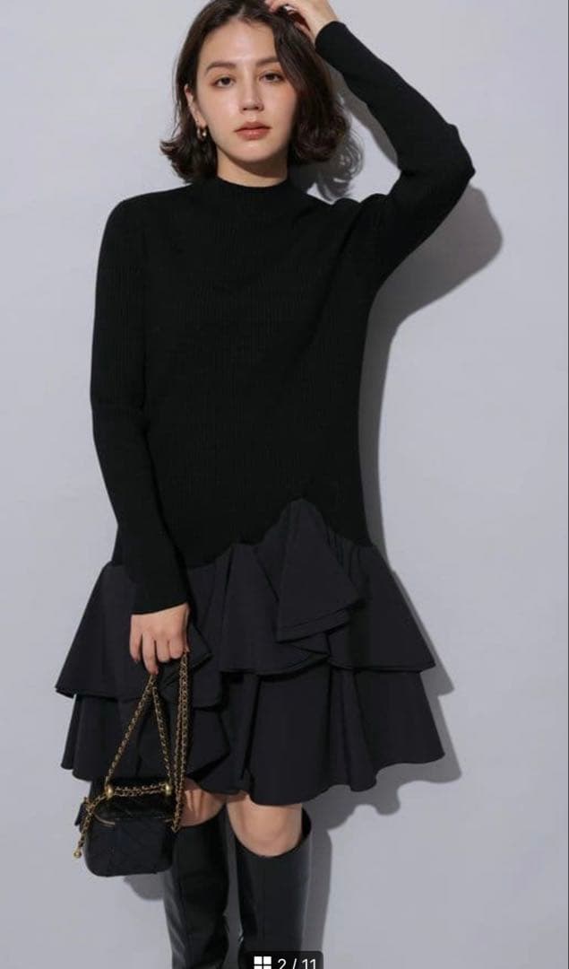 新品】アルページュストーリー タフタドッキングミニワンピース - メルカリ