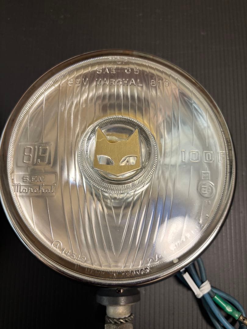 マーシャル 819 フォグランプ クリア2ヶセット 割れ凹み無し デュアルカウル