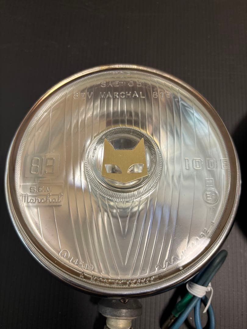 マーシャル 819 フォグランプ クリア2ヶセット 割れ凹み無し デュアルカウル