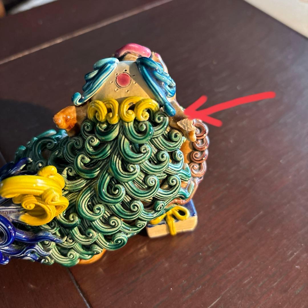 台湾 交趾焼 智盧 陶光の置物 - メルカリ