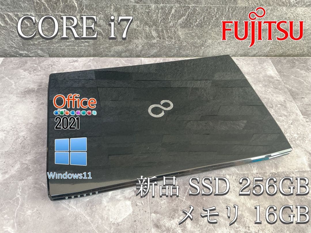 FUJITSU corei7 新品SSD480 新品メモリ16 office 富士通（FUJITSU） 【新品SSD1TB×メモリ16GB】富士通 FUJITSU FMV