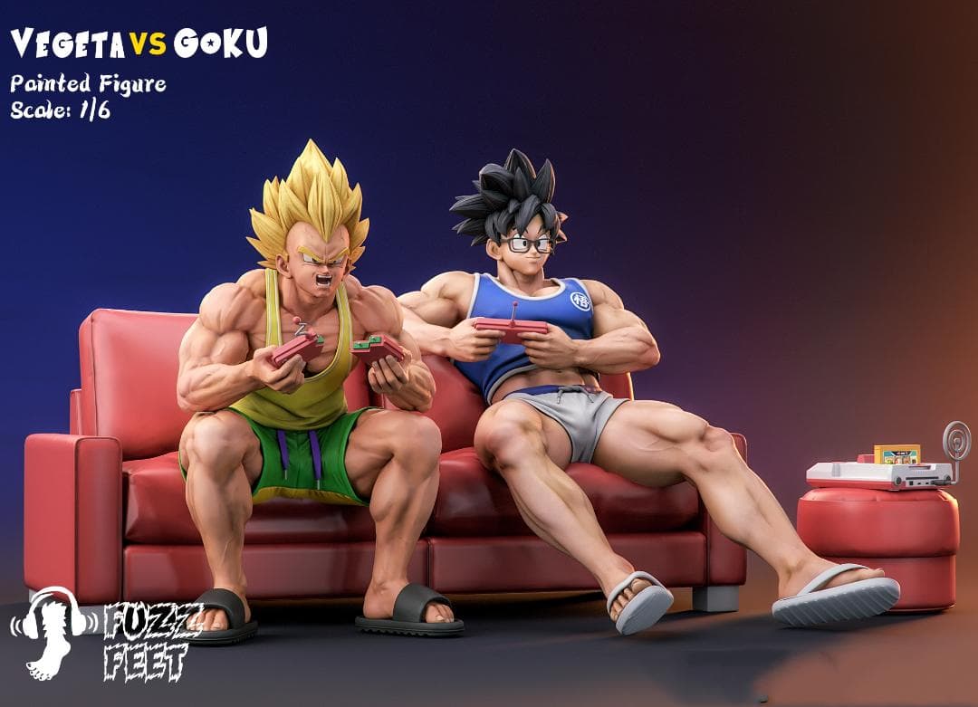 ドラゴンボール ベジータ 孫悟空 ガレージキット フィギュア 1/6
