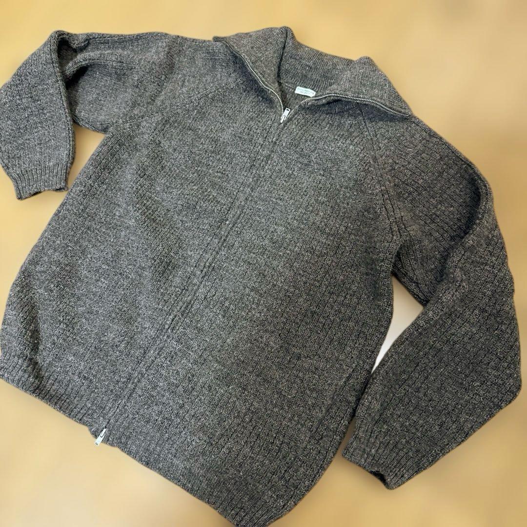 PHIGVEL/厚手ニット/ジップ PHIGVEL - HAND-KNITTING ZIP SWEATER | HUMAN and THINGS
