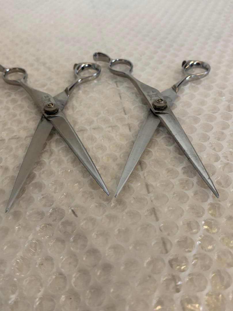 理容 ハサミ 国王 SUPERCOBALT C-1 2本まとめ - メルカリ