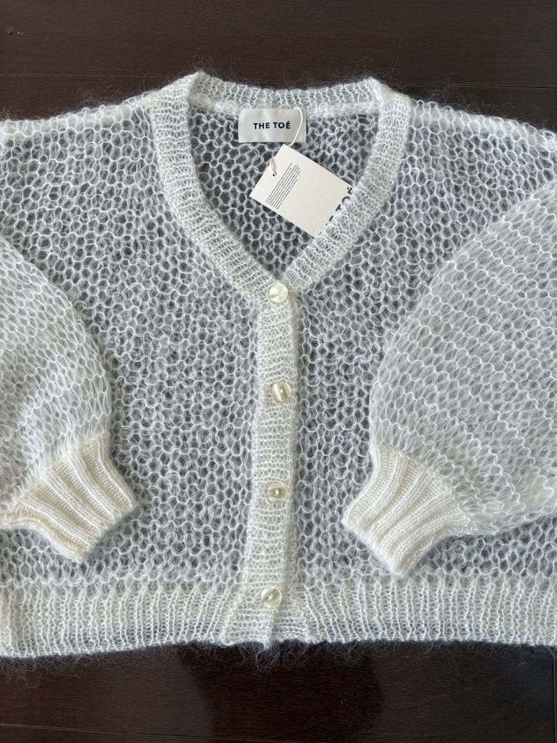いくこ様専用 THE TOE モヘアカーディガン S ホワイト 未使用品 - メルカリ