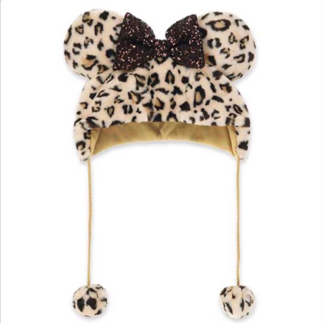 ミニーマウス ヒョウ柄帽子 - メルカリ