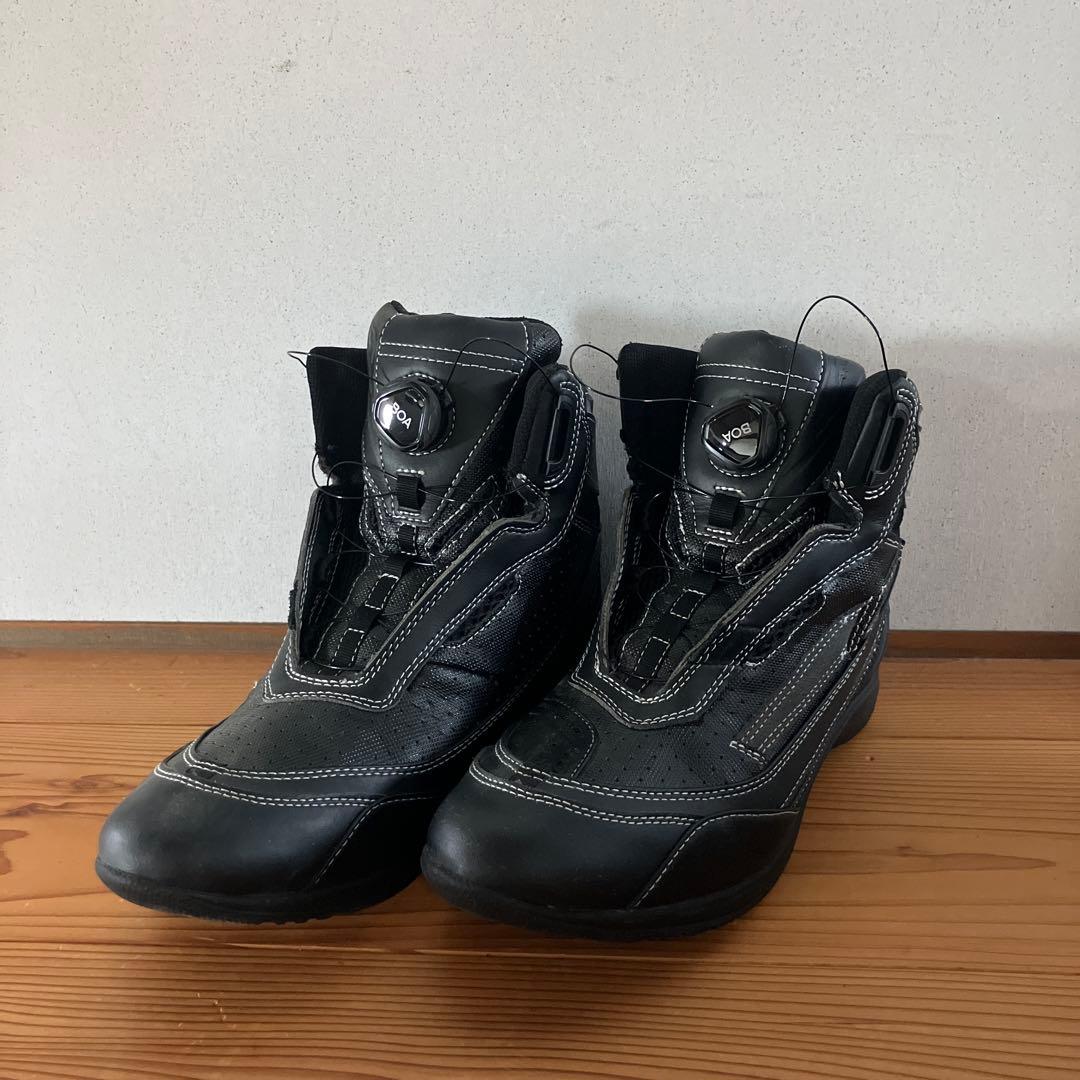 kushitani バイク用ハイカット靴 ブラック 26.0cm