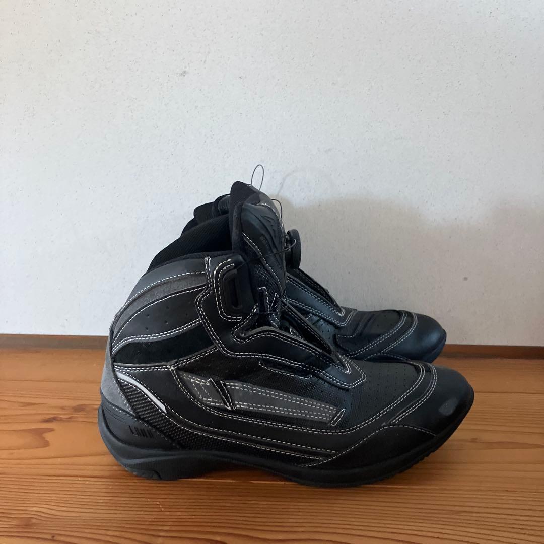 kushitani バイク用ハイカット靴 ブラック 26.0cm