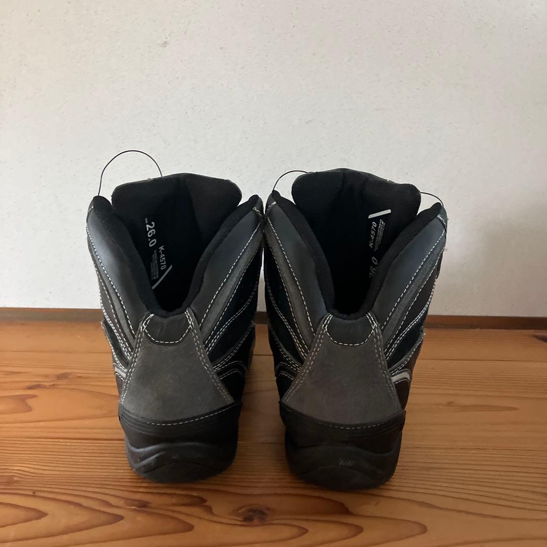 kushitani バイク用ハイカット靴 ブラック 26.0cm