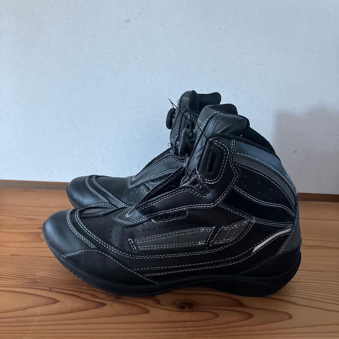 kushitani バイク用ハイカット靴 ブラック 26.0cm