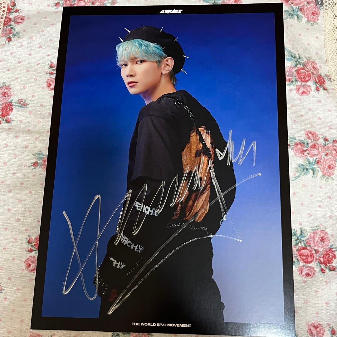 ATEEZ ヨサン直筆サインチェキ