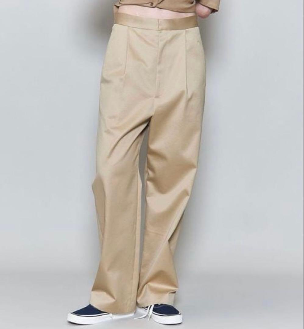 6(ROKU)＞マーベルト コットンチノパンツ 34アローズ