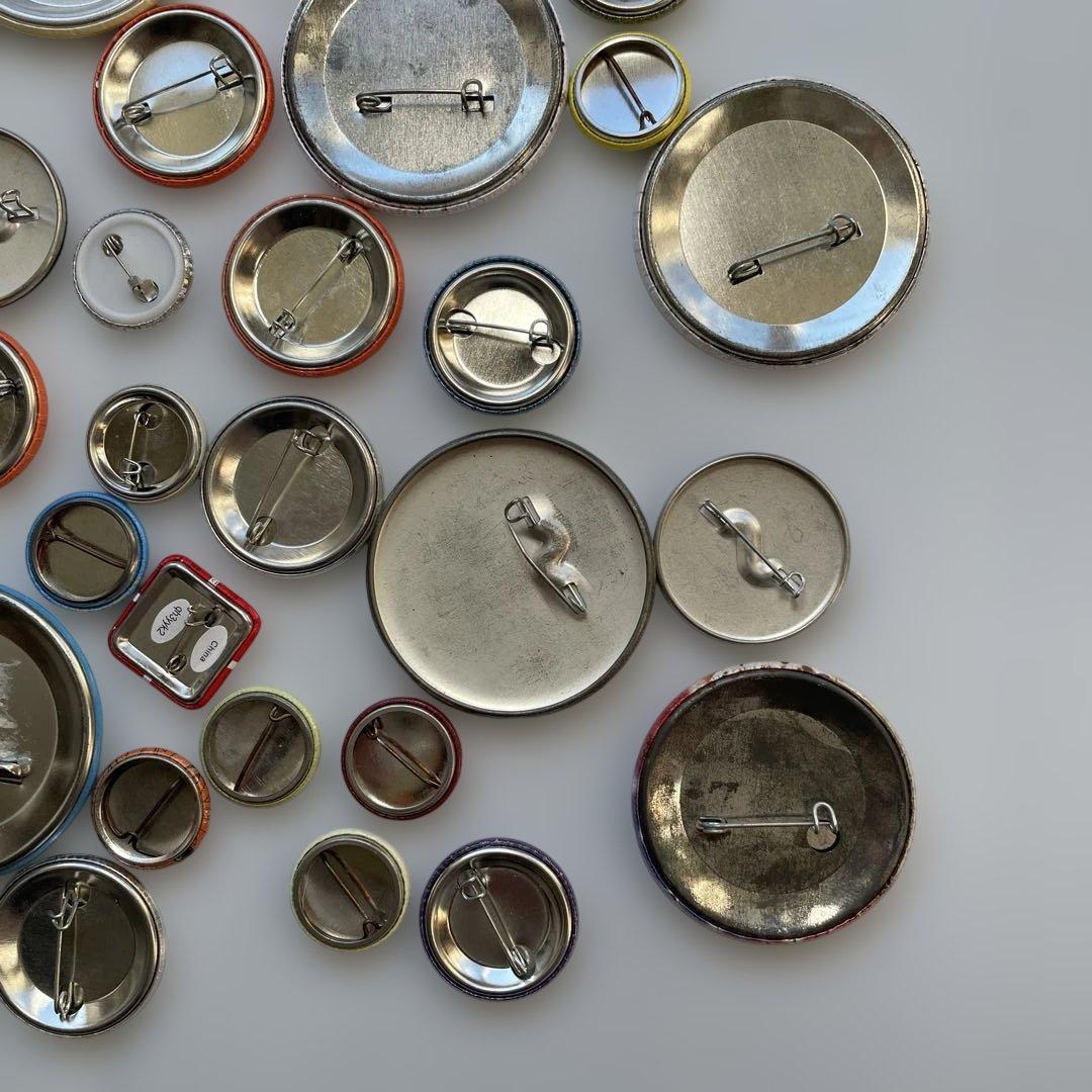 83個セット】 アメリカ 缶バッジ まとめ ビンテージ アメリカ雑貨