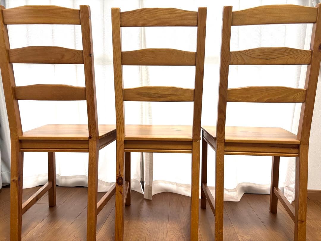 IKEA JOKKMOKK ヨックモック ダイニングチェア3脚セット - メルカリ