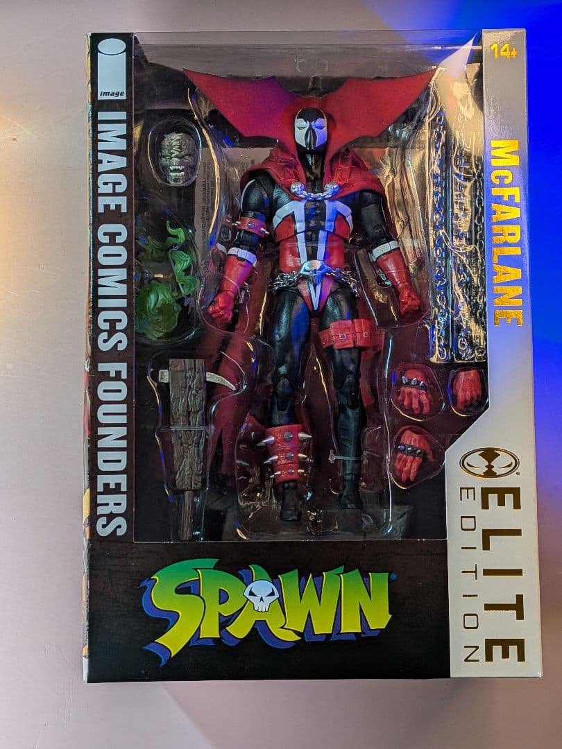 スポーン 7インチ アクションフィギュア マクファーレン エリート