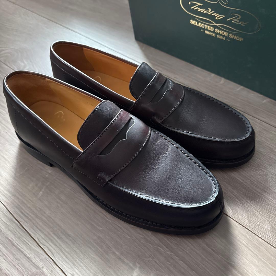 トレーディングポスト T1913 ローファー US7.5 トレーディングポスト T1913 DARKBROWN ローファー メンズ