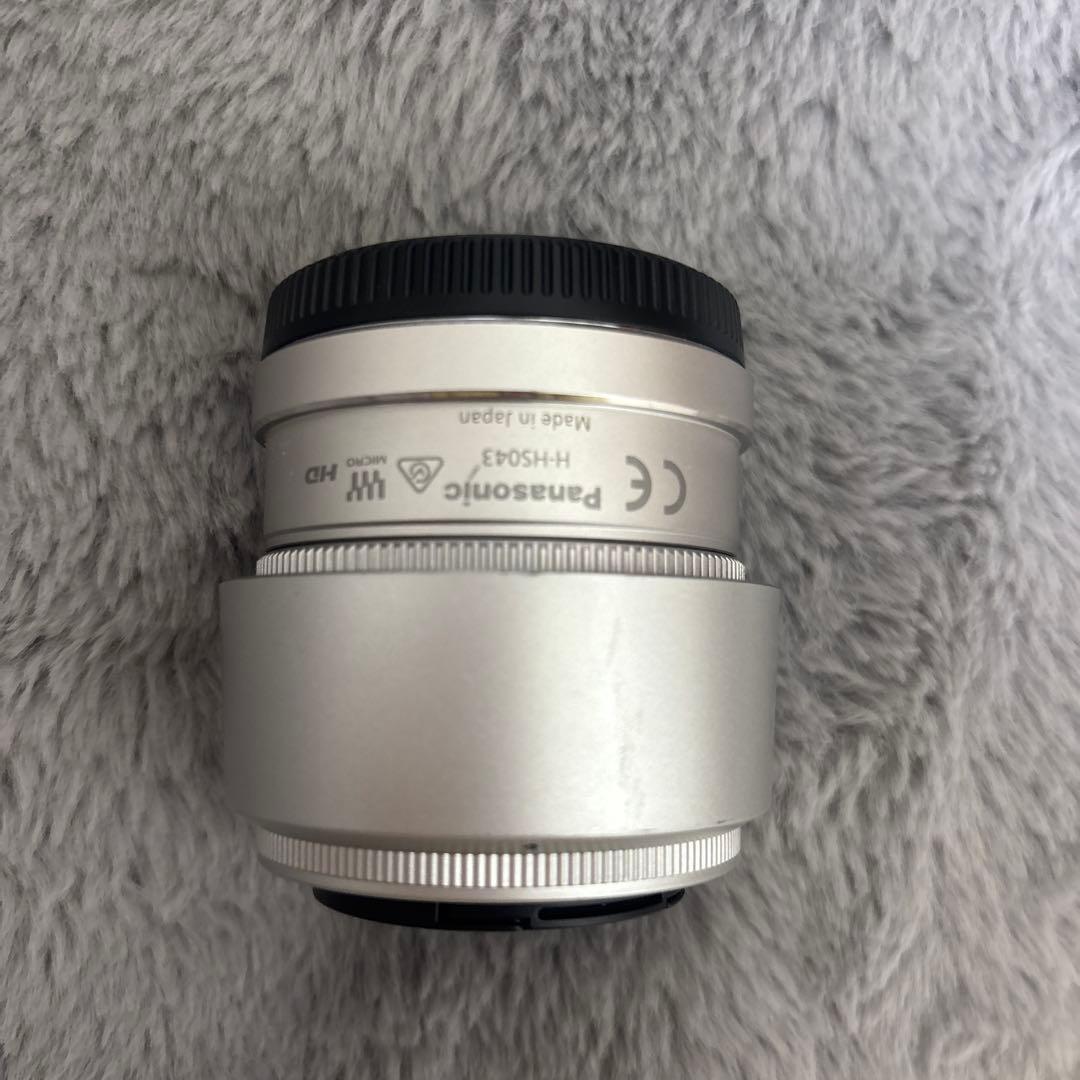 美品Panasonic LUMIX 42.5mm 単焦点レンズ
