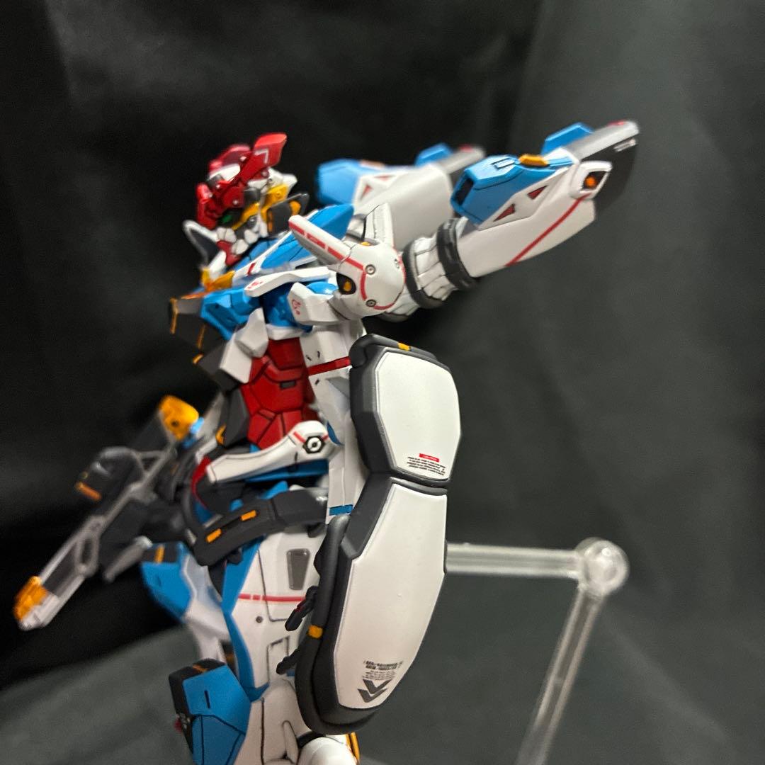 HG ジークアクス 塗装 完成品 ＋ジャイアントガトリングセット www