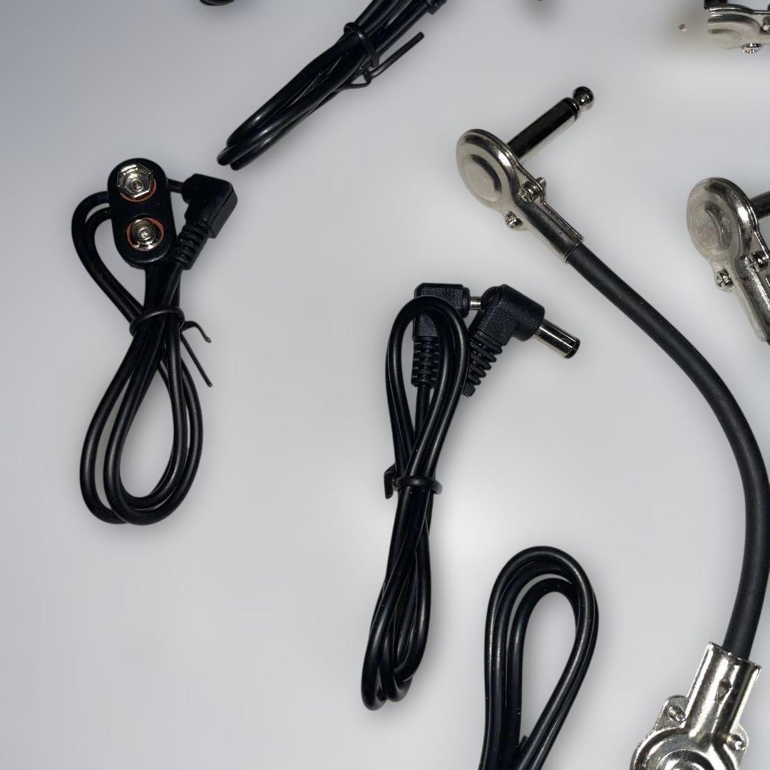 エフェクター用 ケーブルまとめ売り（パッチケーブル・DCケーブル