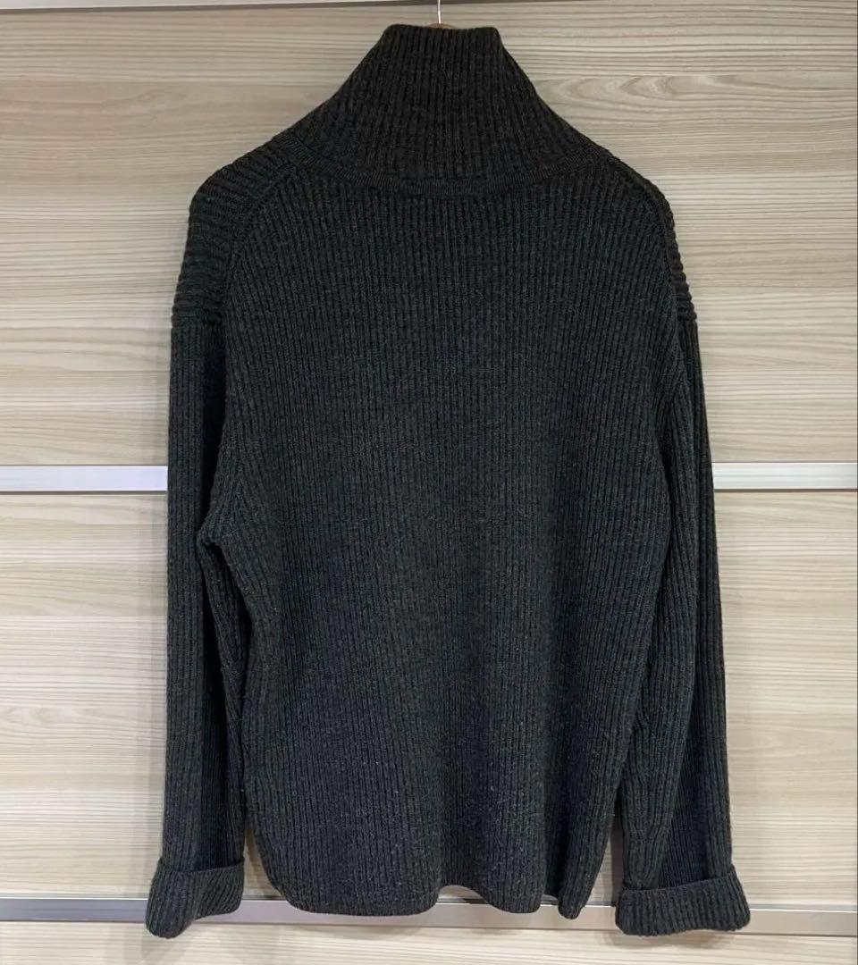 値下 Acne Studios ハーフジッププルオーバーニット セーター グレー